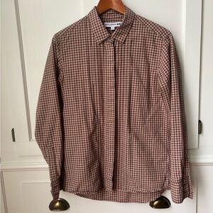 Uniqlo x Ines de la Fressange plaid shirt